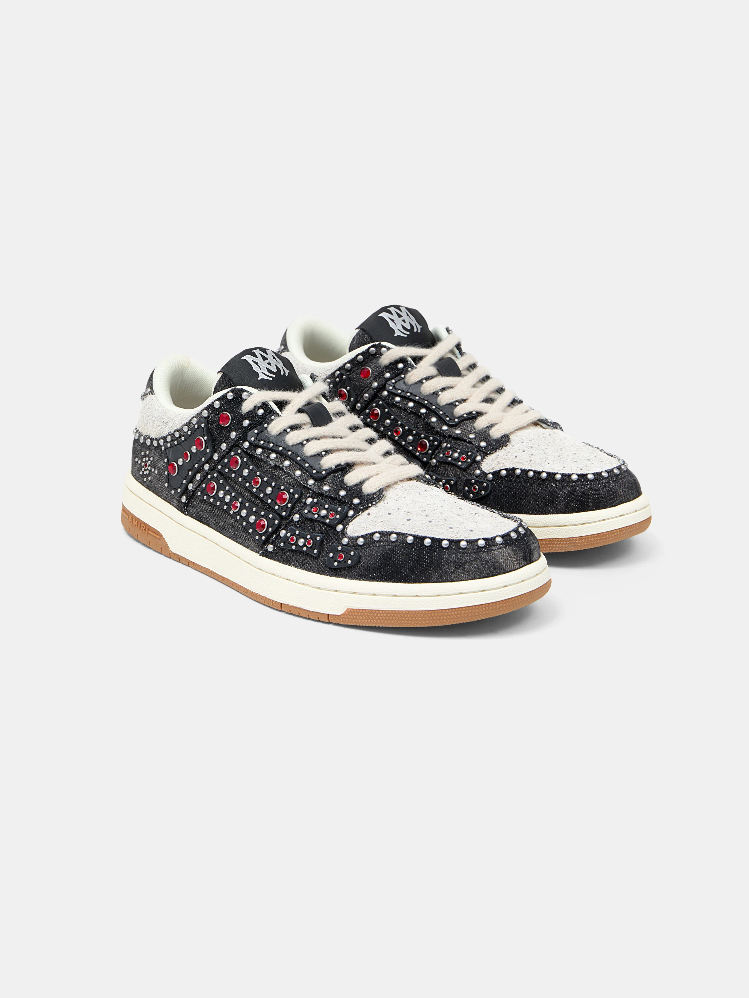 WOMEN - WOMEN'S STUD SKEL TOP LOW - Black - Image 2