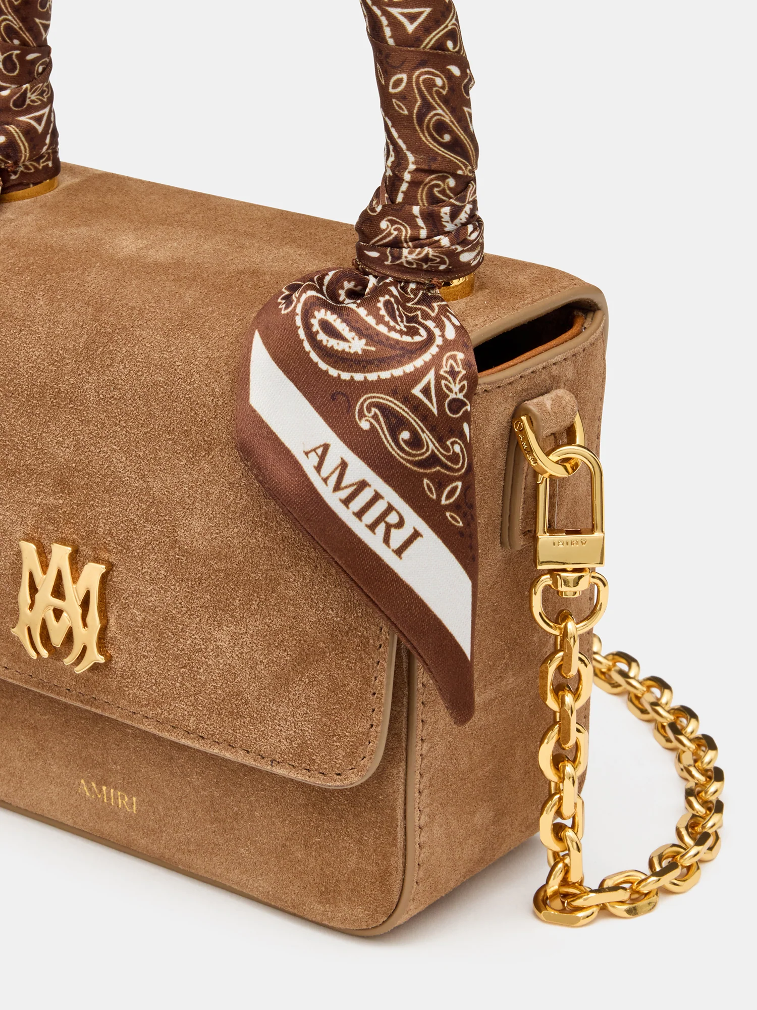 WOMEN - WOMEN'S SUEDE MICRO MA BAG - DARK BROWN - Image 5